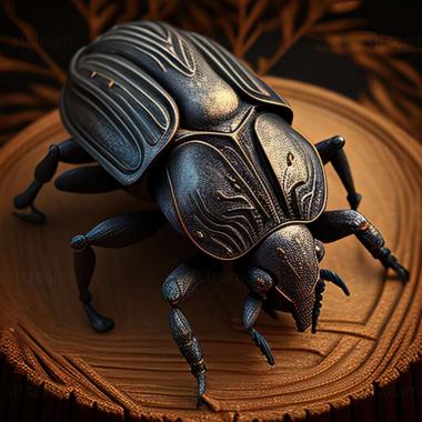 3D model Chalcosoma caucasus (STL)